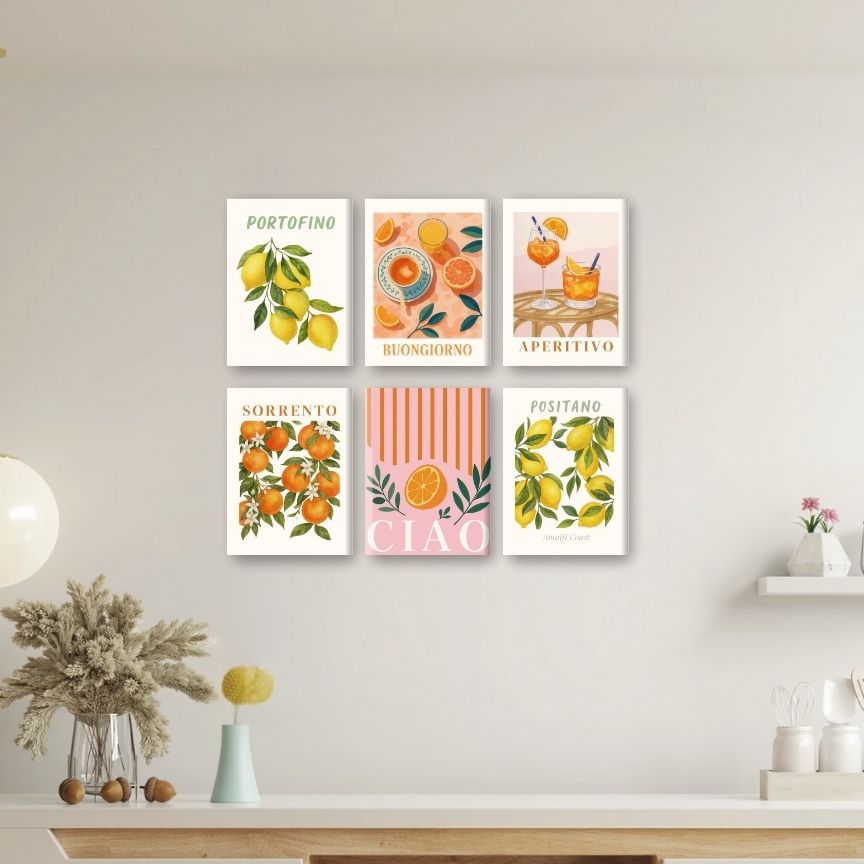 12 Mini Paintings | La Dolce Vita Bundel
