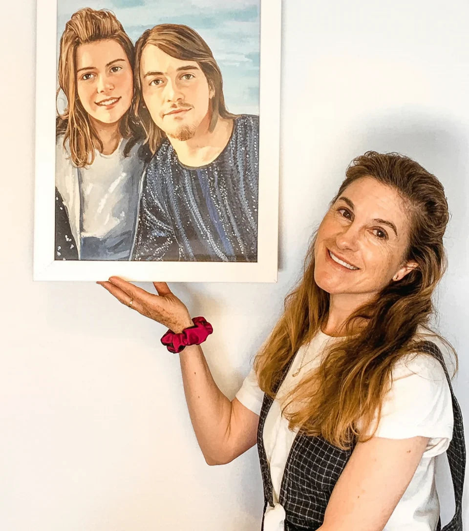 Schilderen op Nummer Eigen foto