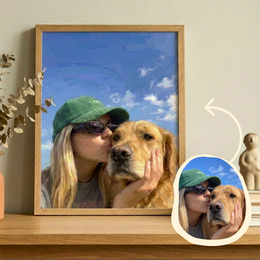 Schilderen op Nummer Eigen foto