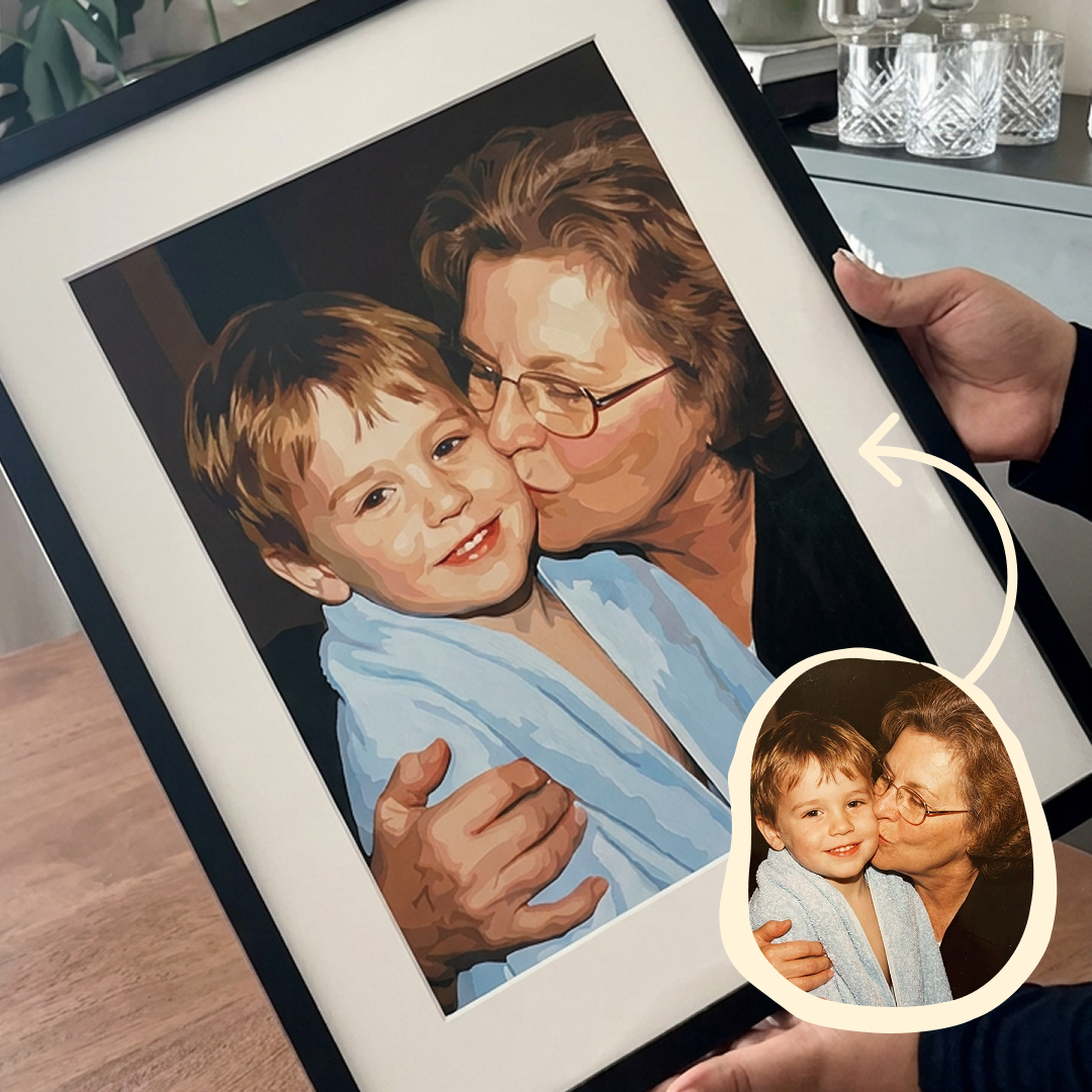 Schilderen op Nummer Eigen foto