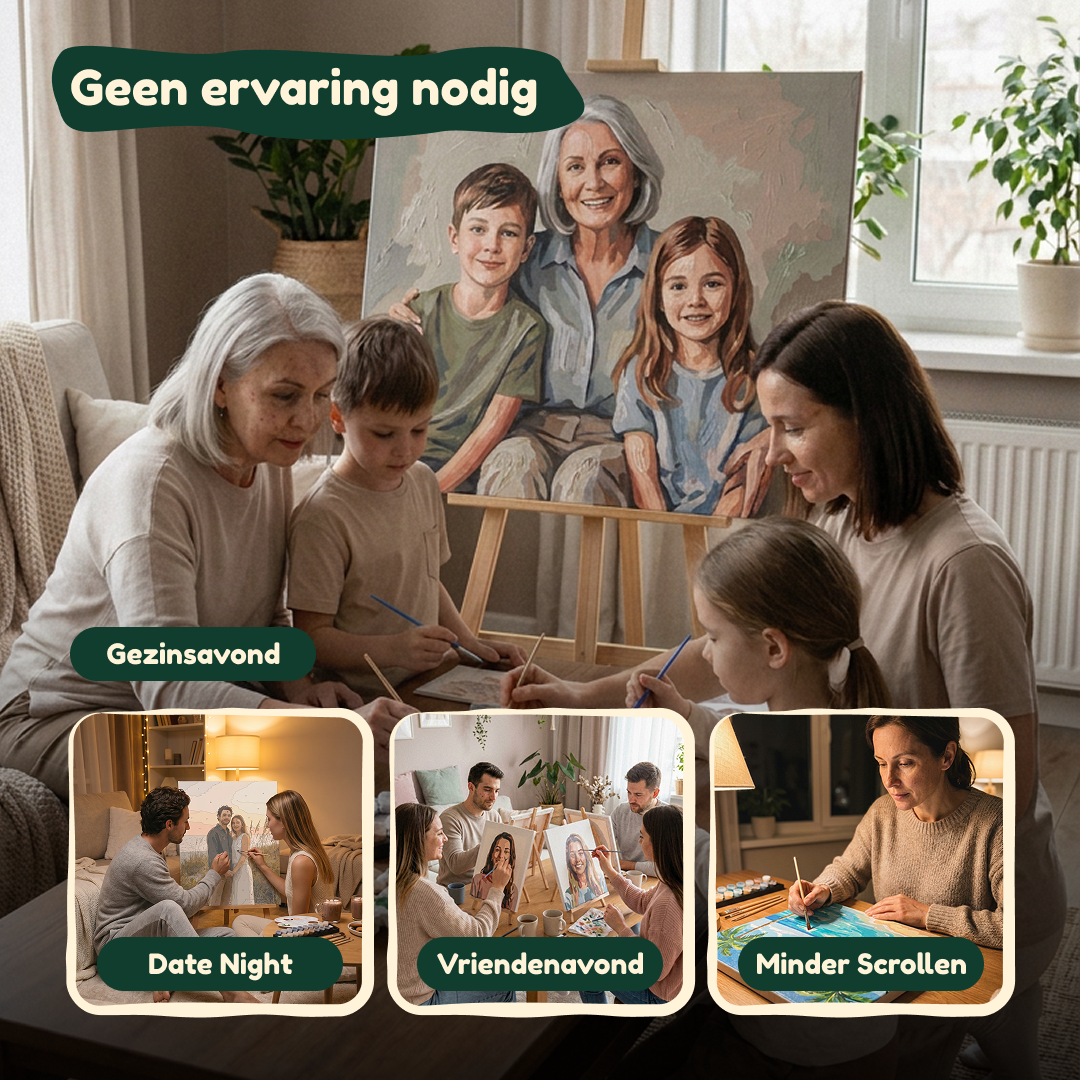 Schilderen op Nummer Eigen foto